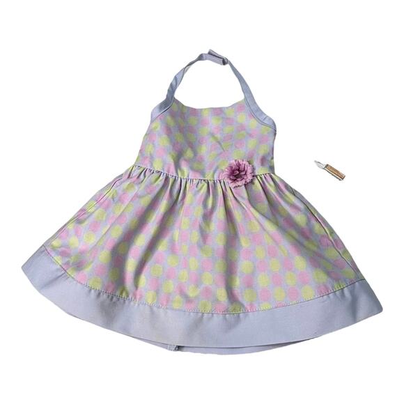 NEW American Girl CHRISSA SUNDRESS Polka Dot Flower Hair Barrettes Shoes Box - Picture 7 of 7